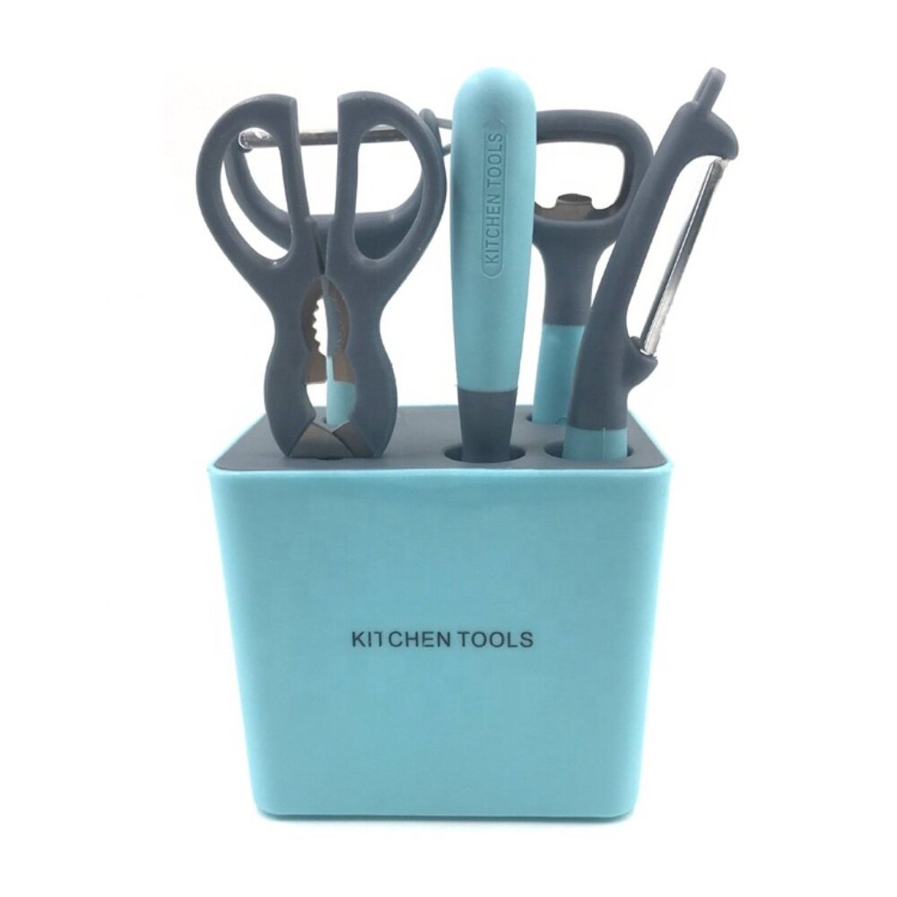 Cook with Color Kitchen Utensil Set - Aqua
